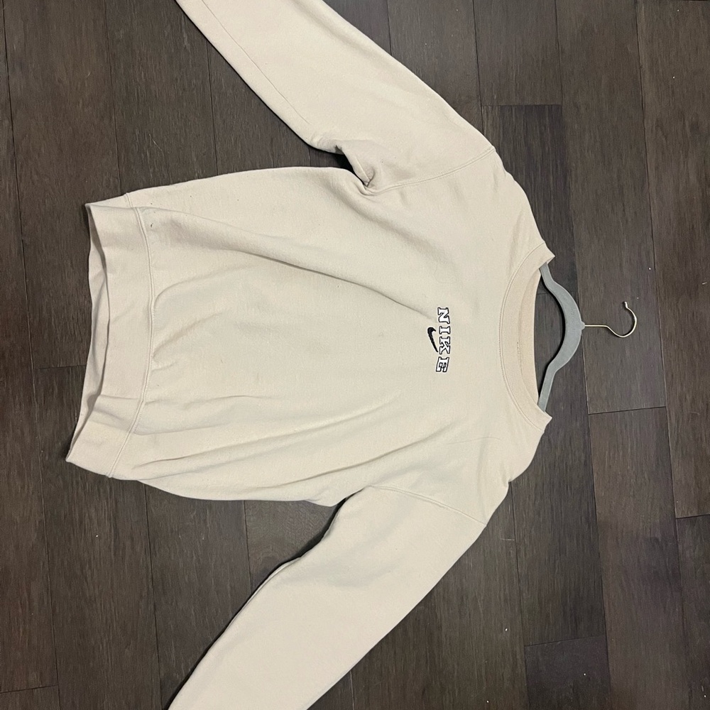 Gildan Men's Cream Crewneck Sweater